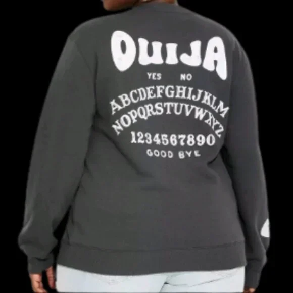 Ouija Board '24 Gray Comfy Sweatshirt Unisex 3XL - Picture 2 of 12